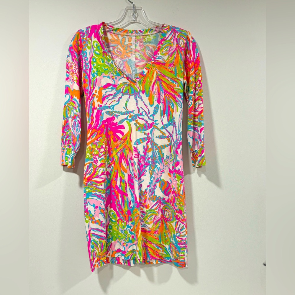 Lilly Pulitzer Christie Scuba to Cuba Womens Dress in XS
